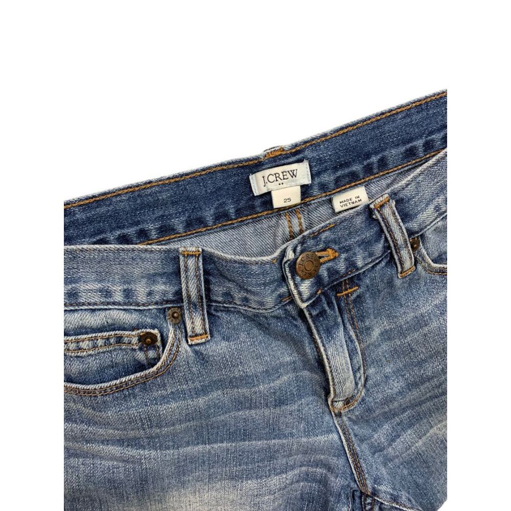 Size 25 J.Crew Womens Jean Shorts Denim Soft Cotton - Picture 2 of 7
